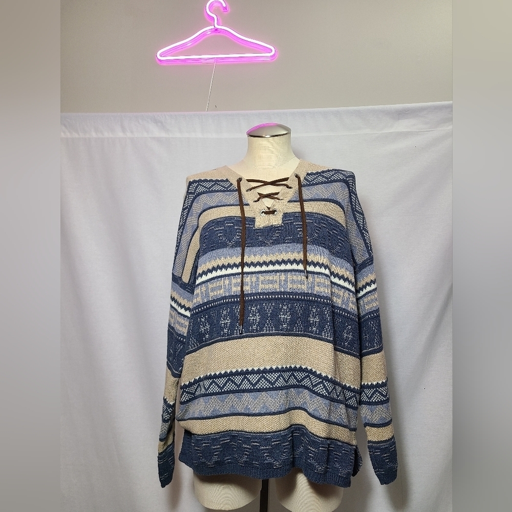 CHAPS- knit sweater- Size large